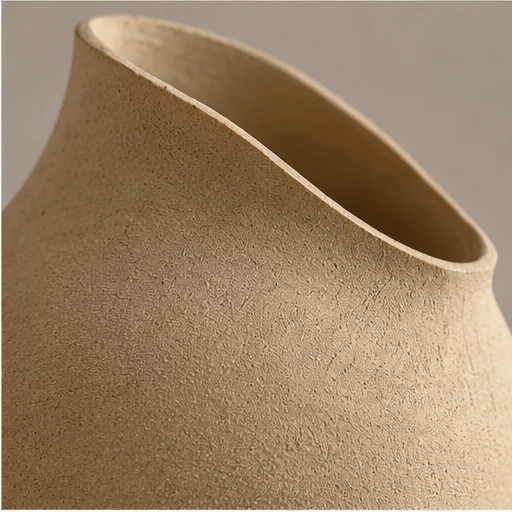 Sund sculptural vase, detail view